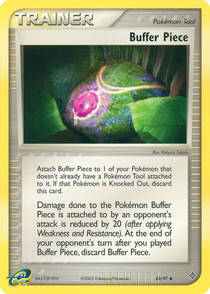 Buffer Piece⁣ - EX Dragon⁣ (Uncommon)⁣ [83] English / Played / Reverse-Holo Normal