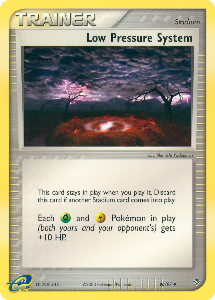 Low Pressure System⁣ - EX Dragon⁣ (Uncommon)⁣ [86] English / Near Mint / Normal