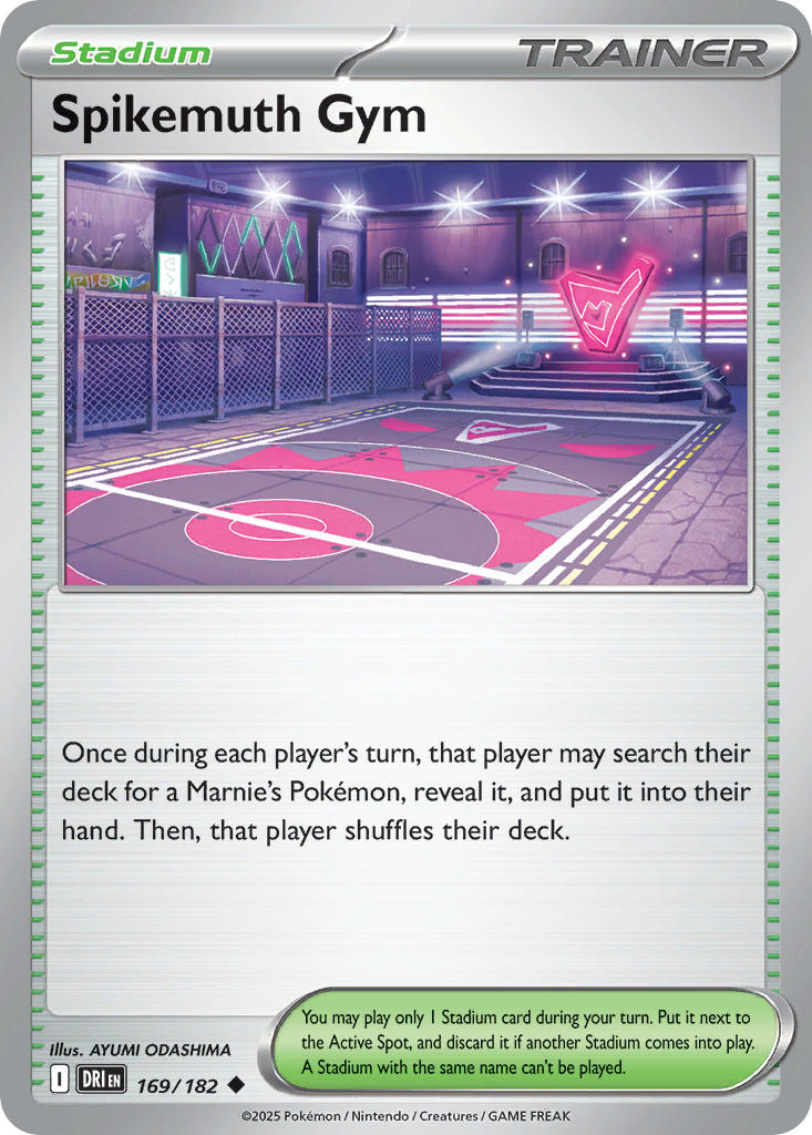 Spikemuth Gym⁣ - Destined Rivals⁣ (Uncommon)⁣ [169] English / Near Mint / Normal