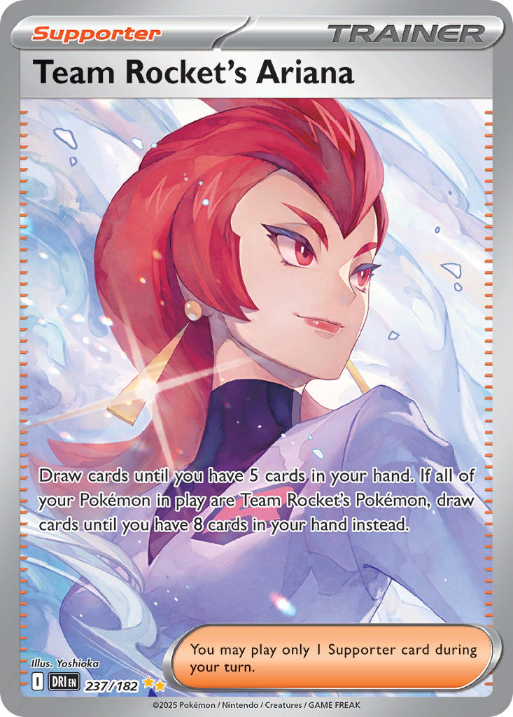Team Rocket's Ariana⁣ - Destined Rivals⁣ (Special Illustration Rare)⁣ [237] English / Near Mint / Normal