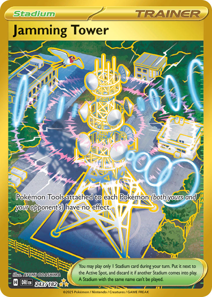 Jamming Tower⁣ - Destined Rivals⁣ (Secret Rare)⁣ [243] English / Near Mint / Normal