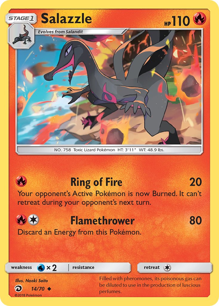 Salazzle - Dragon Majesty (Uncommon) [DRM-14] English / Near Mint / Normal
