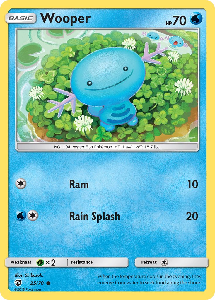 Wooper - Dragon Majesty (Common) [DRM-25] English / Near Mint / Normal
