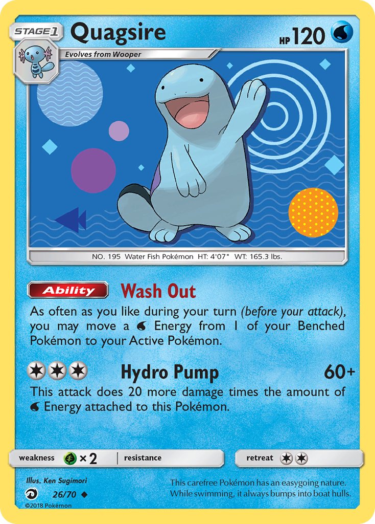 Quagsire - Dragon Majesty (Uncommon) [DRM-26] English / Near Mint / Normal