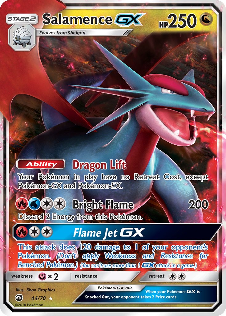 Salamence GX - Dragon Majesty (Ultra Rare) [DRM-44] English / Near Mint / Normal