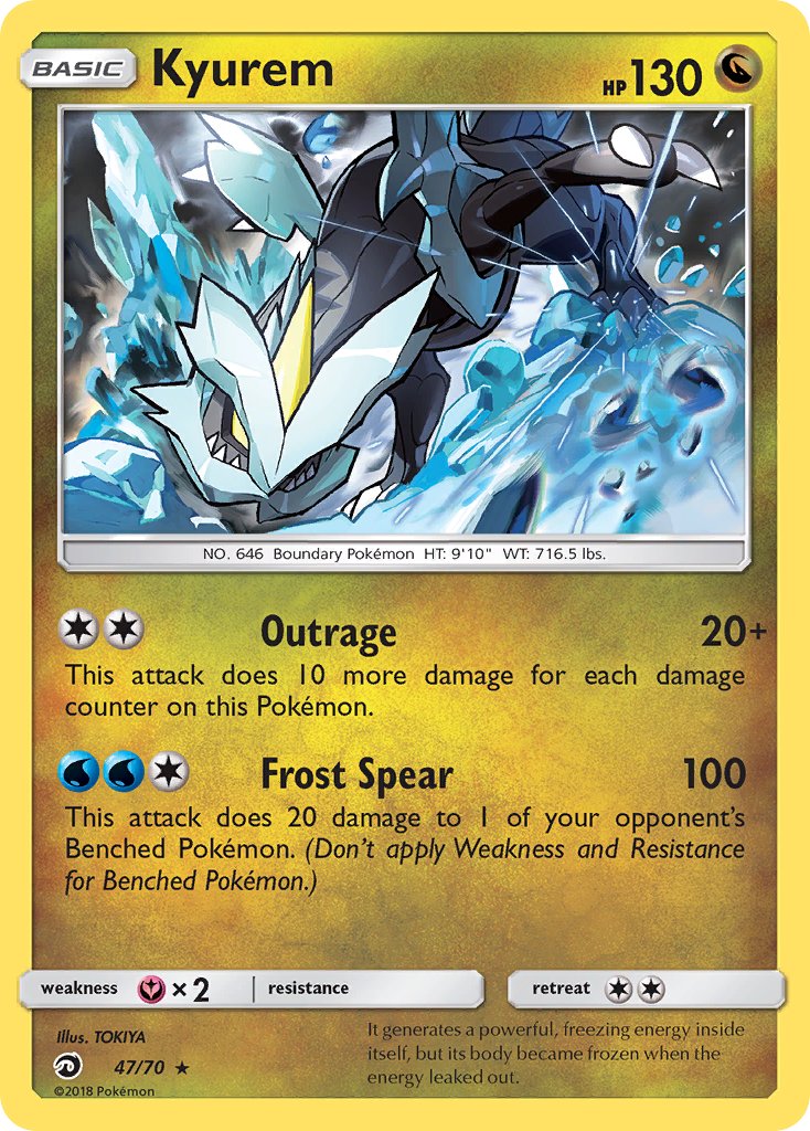 Kyurem - Dragon Majesty (Holo Rare) [DRM-47] English / Near Mint / Normal