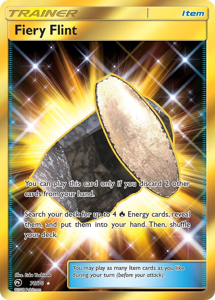 Fiery Flint - Dragon Majesty (Secret Rare) [DRM-76] English / Near Mint / Normal