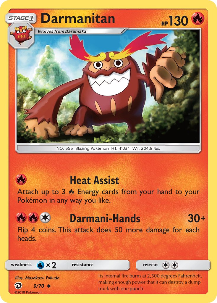 Darmanitan - Dragon Majesty (Uncommon) [DRM-9] English / Near Mint / Normal