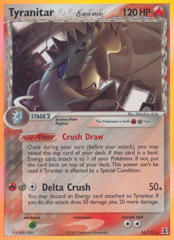 Tyranitar δ Delta Species - EX Delta Species (Holo Rare) [DS-16] English / Near Mint / Normal