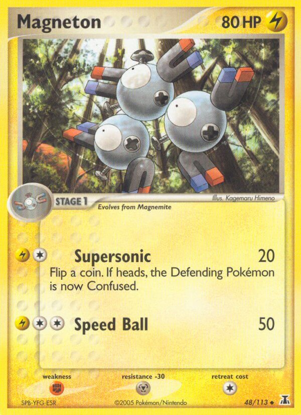 Magneton - EX Delta Species (Uncommon) [DS-48] English / Near Mint / Normal