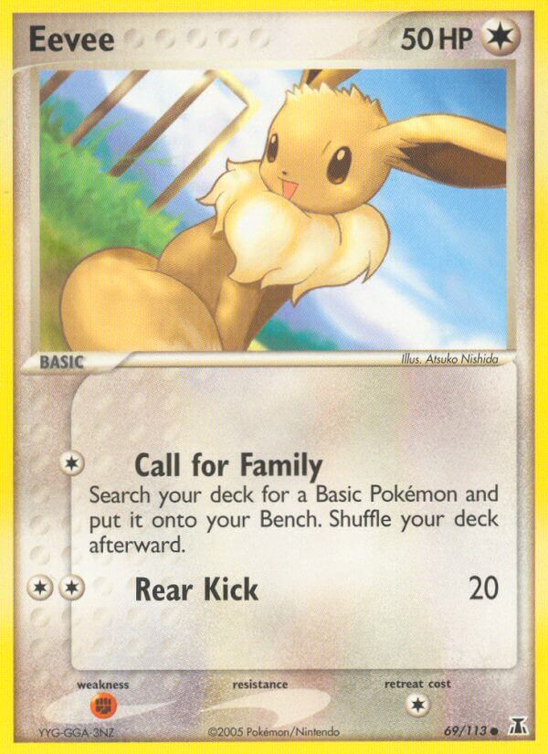 Eevee - EX Delta Species (Common) [DS-69] English / Near Mint / Normal