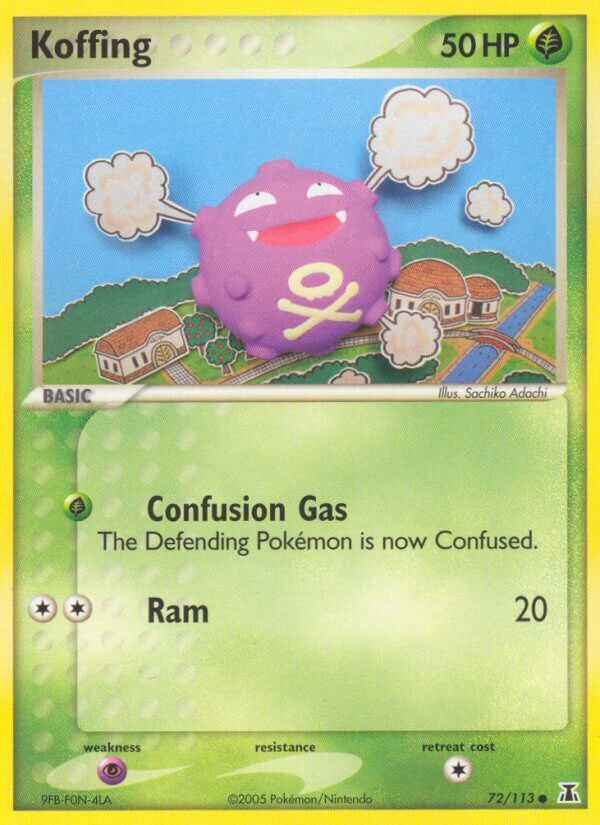 Koffing - EX Delta Species (Common) [DS-72] English / Near Mint / Normal