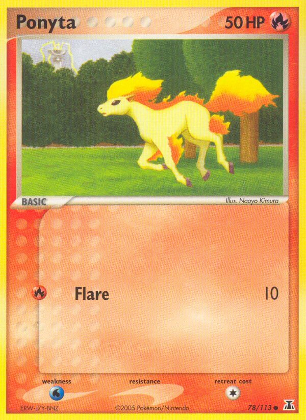 Ponyta - EX Delta Species (Common) [DS-78] English / Near Mint / Normal