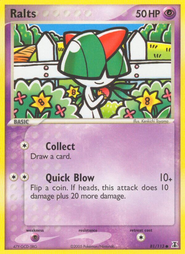 Ralts - EX Delta Species (Common) [DS-81] English / Near Mint / Normal