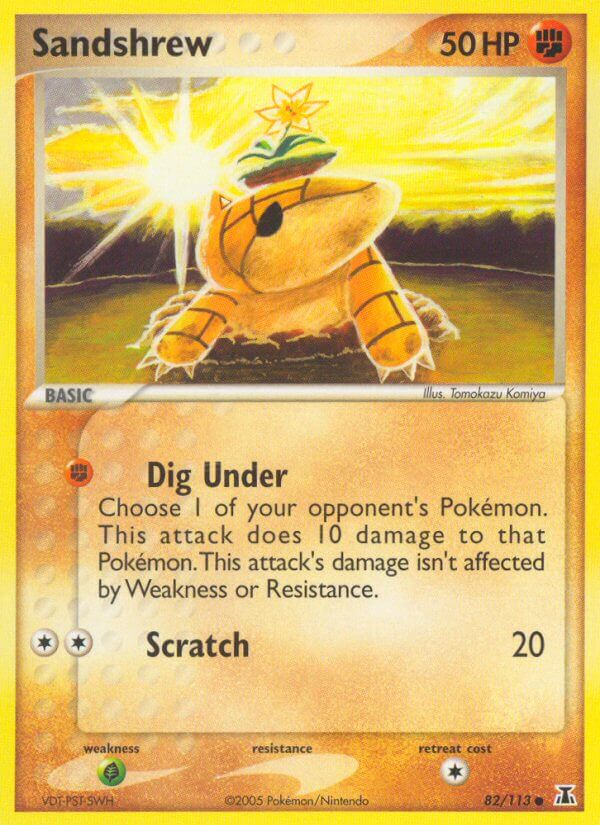 Sandshrew - EX Delta Species (Common) [DS-82] English / Near Mint / Normal