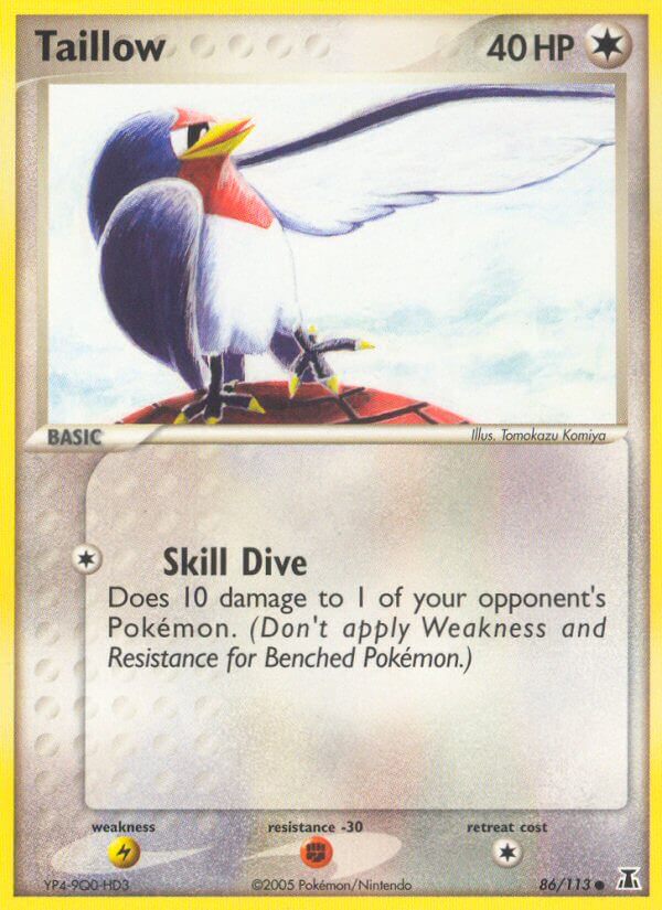 Taillow - EX Delta Species (Common) [DS-86] English / Near Mint / Normal