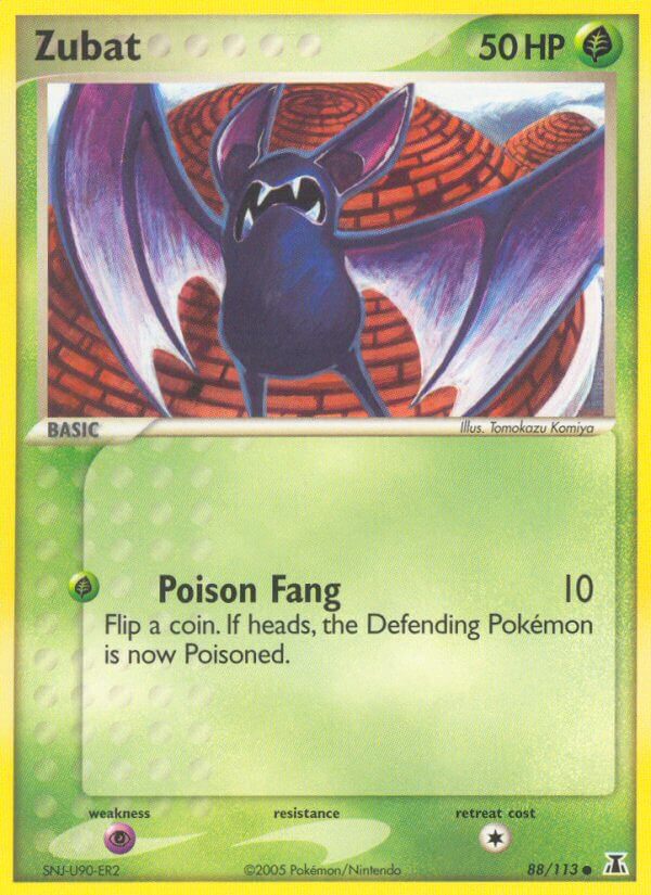 Zubat - EX Delta Species (Common) [DS-88] English / Near Mint / Normal