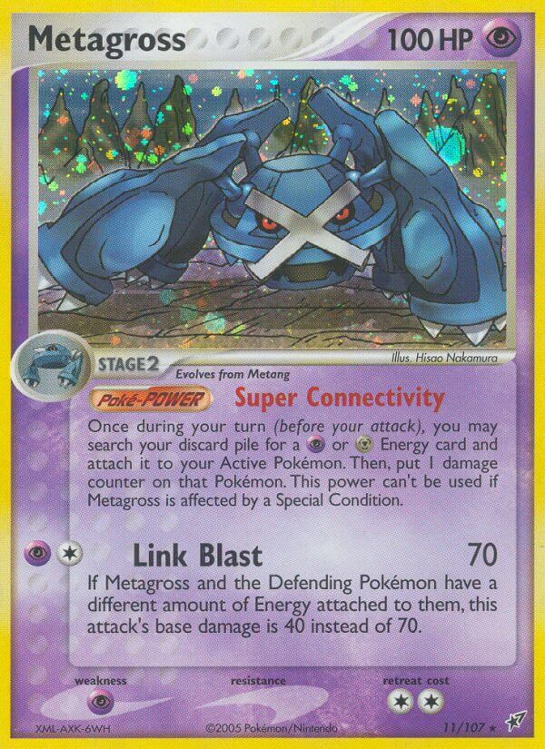 Metagross - EX Deoxys (Holo Rare) [DX-11] English / Near Mint / Normal