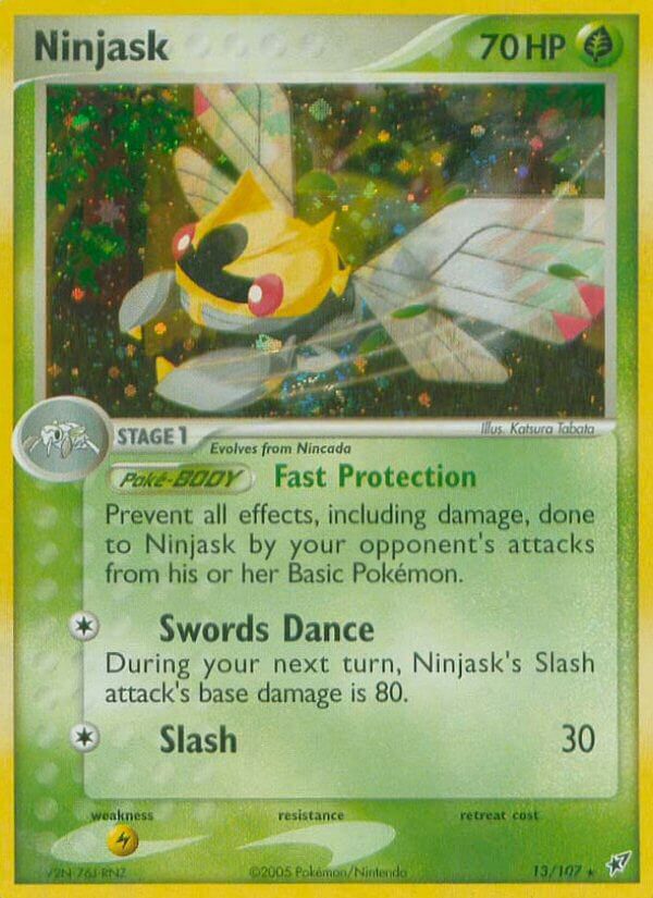 Ninjask - EX Deoxys (Holo Rare) [DX-13] English / Near Mint / Normal
