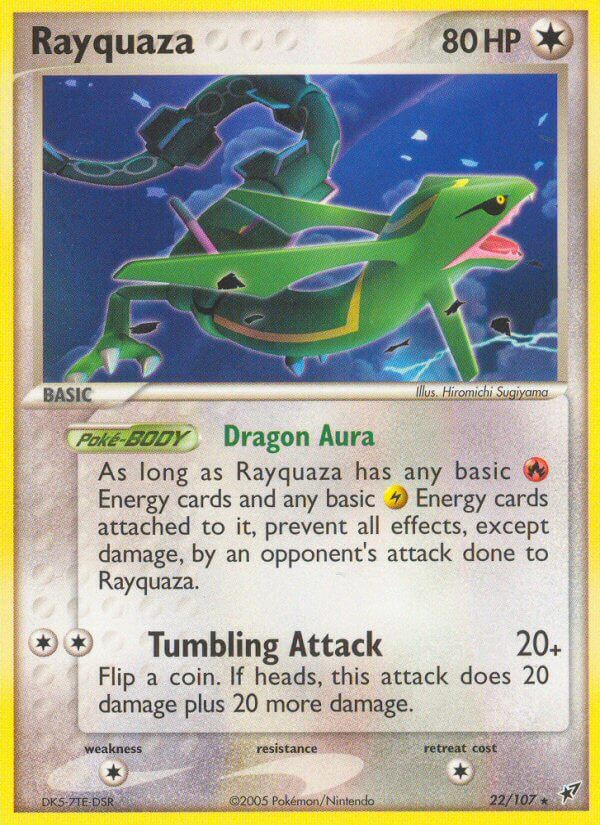 Rayquaza - EX Deoxys (Rare) [DX-22] English / Near Mint / Normal