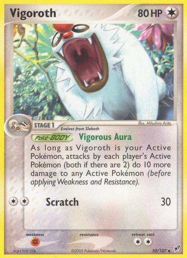 Vigoroth - EX Deoxys (Uncommon) [DX-50] English / Near Mint / Normal