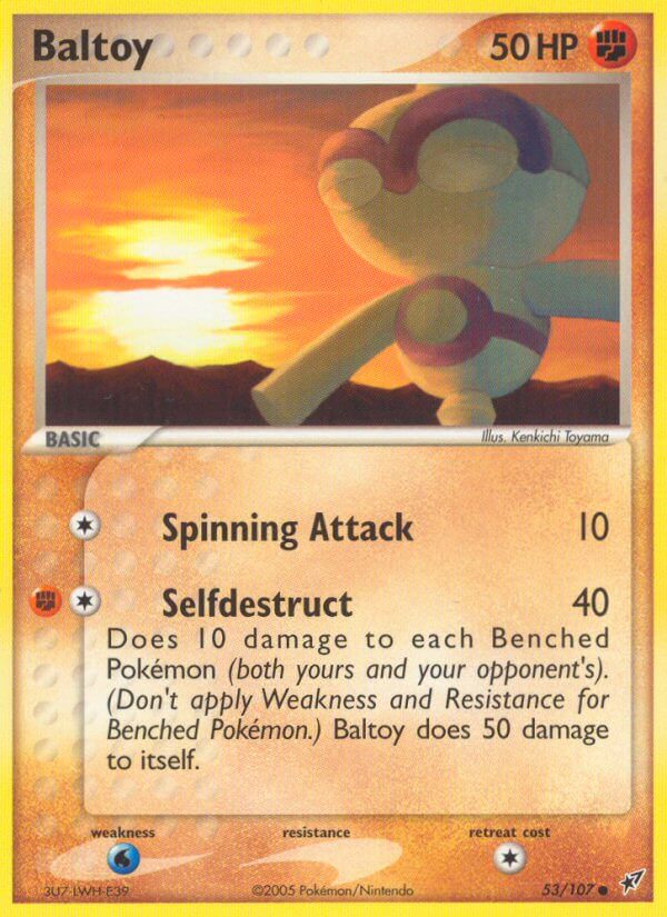 Baltoy - EX Deoxys (Common) [DX-53] English / Near Mint / Normal