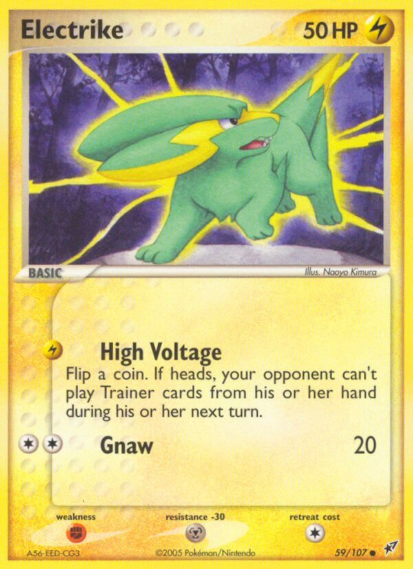 Electrike (High Voltage)⁣ - EX Deoxys⁣ (Common)⁣ [59] English / Near Mint / Normal