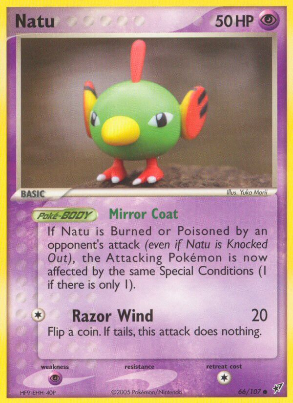 Natu - EX Deoxys (Common) [DX-66] English / Near Mint / Normal