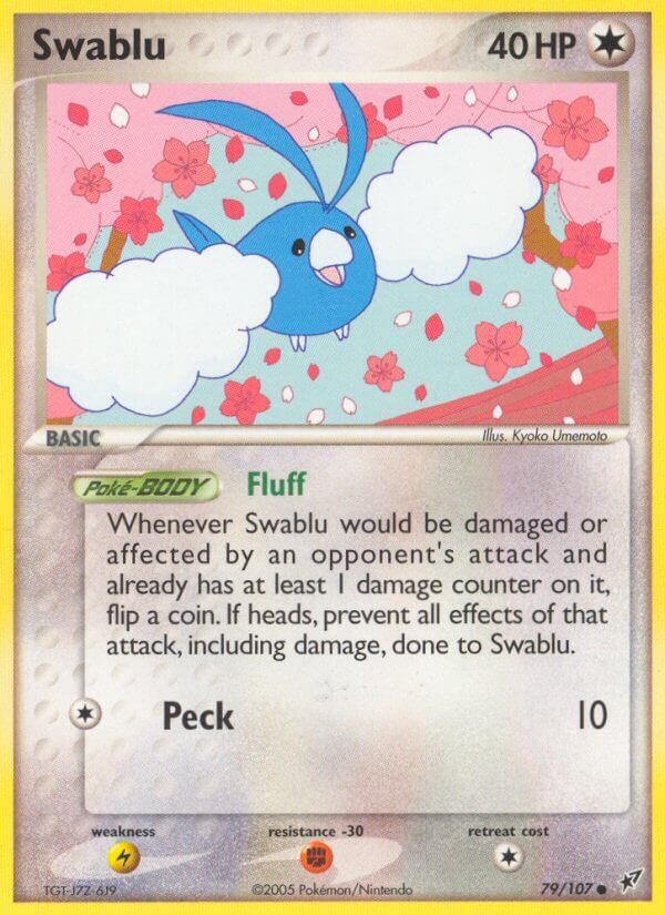Swablu - EX Deoxys (Common) [DX-79] English / Near Mint / Normal