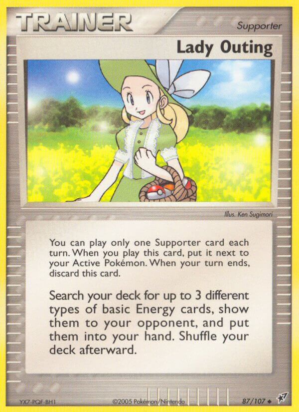 Lady Outing - EX Deoxys (Uncommon) [DX-87] English / Near Mint / Normal