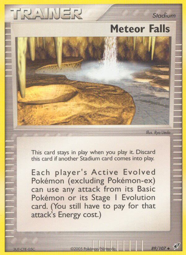 Meteor Falls - EX Deoxys (Uncommon) [DX-89] English / Near Mint / Normal