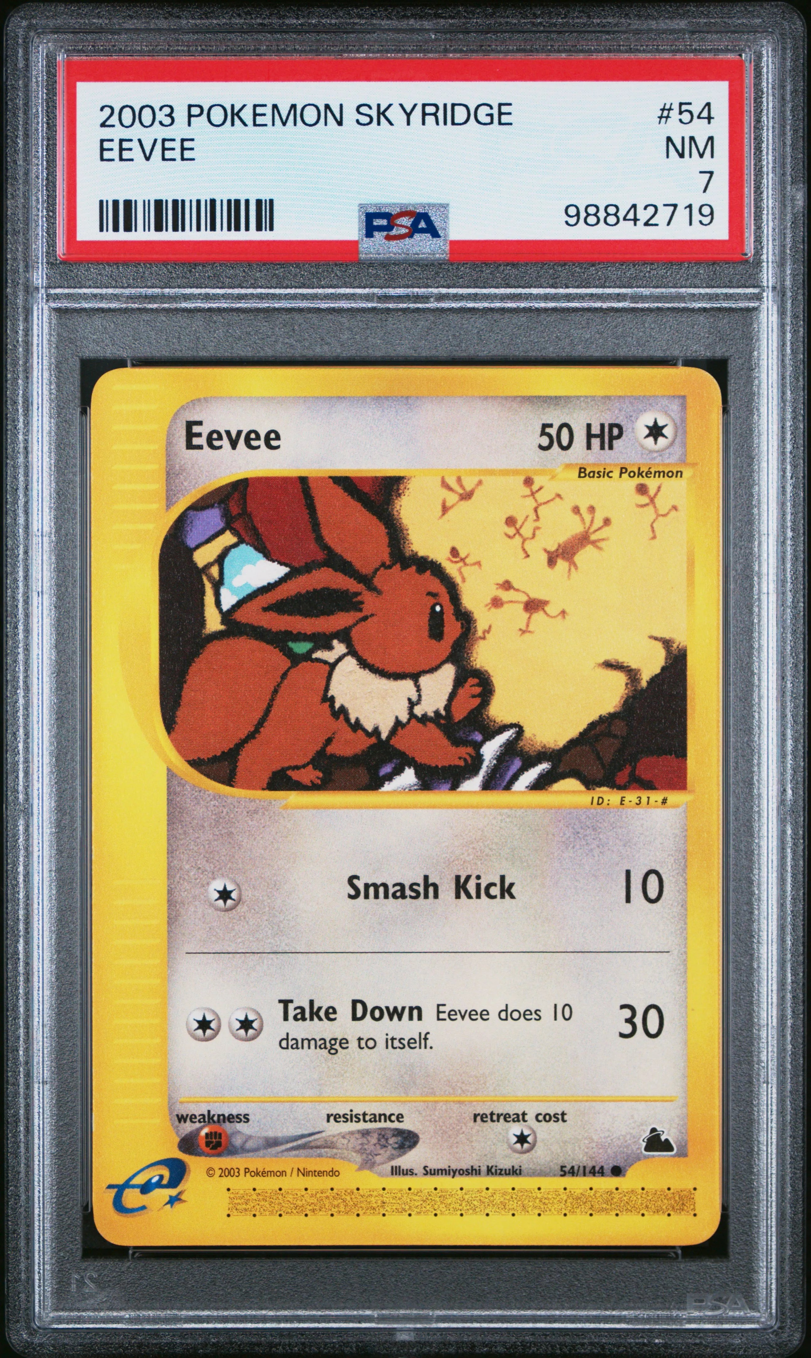Eevee - Skyridge (Common) [54] Kortspil