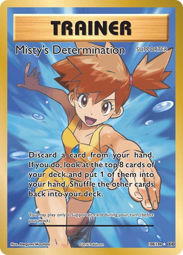 Misty's Determination - Evolutions (Ultra Rare) [EVO-108] English / Near Mint / Normal