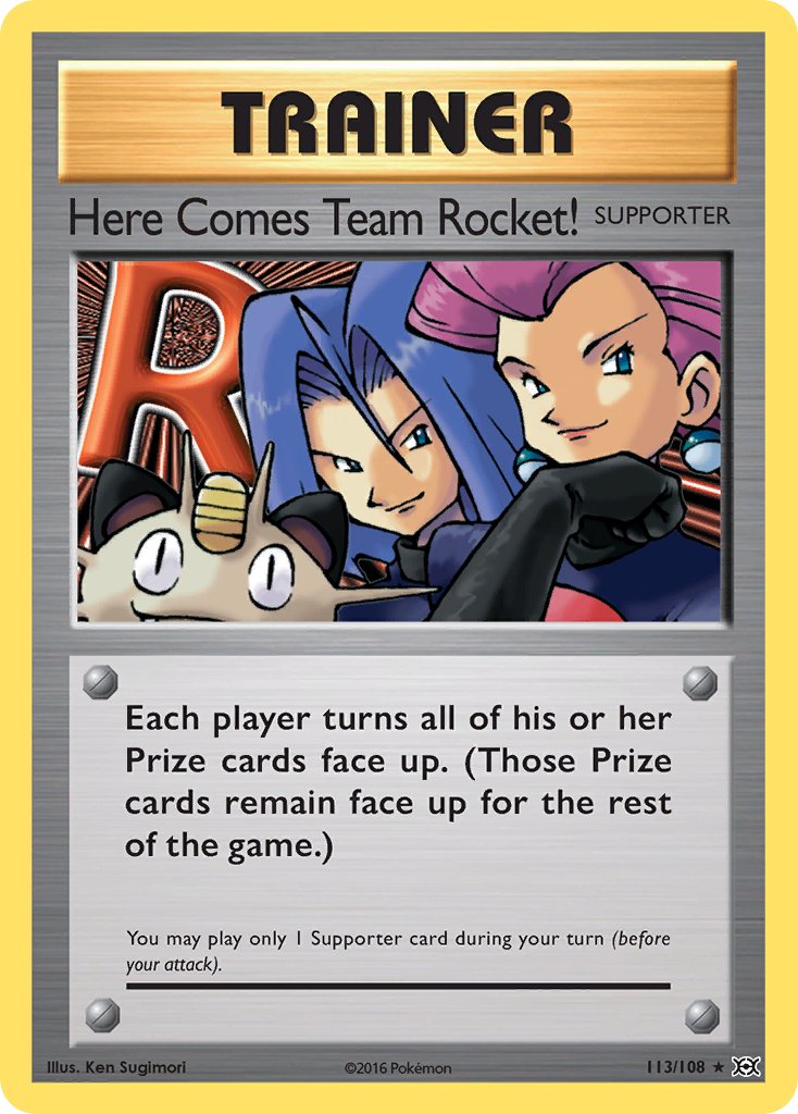 Here Comes Team Rocket! - Evolutions (Secret Rare) [EVO-113] English / Near Mint / Normal
