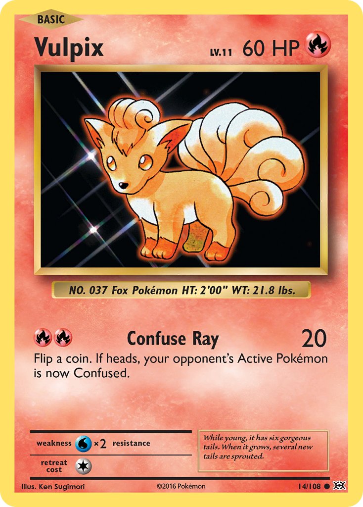 Vulpix - Evolutions (Common) [EVO-14] English / Near Mint / Normal
