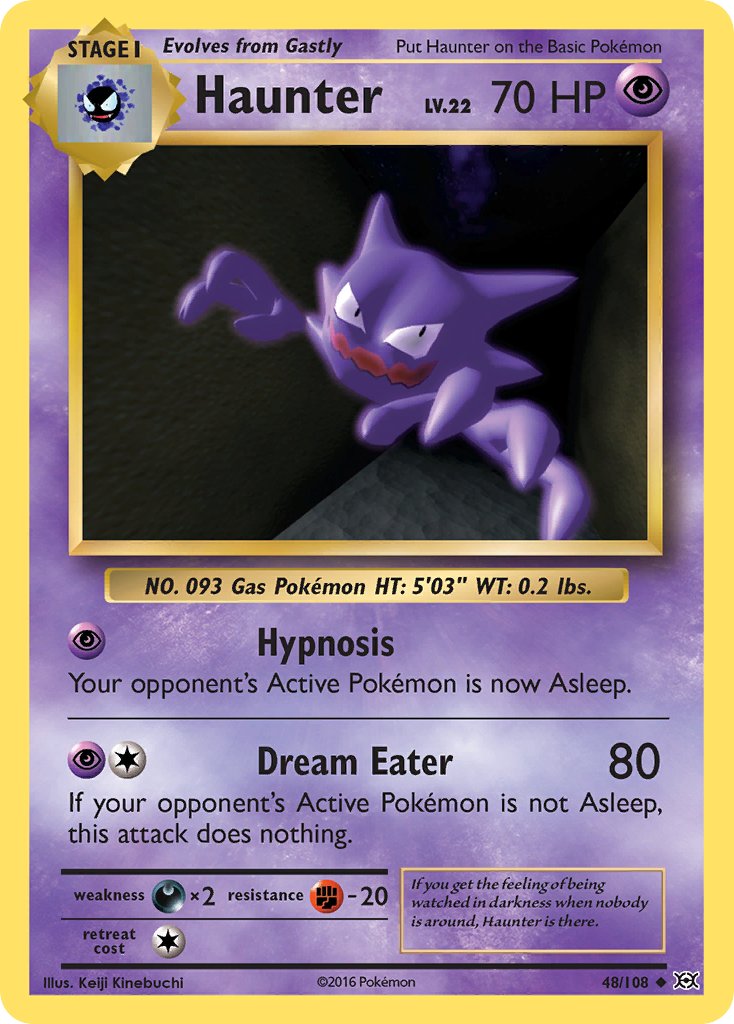Haunter - Evolutions (Uncommon) [EVO-48] English / Near Mint / Normal