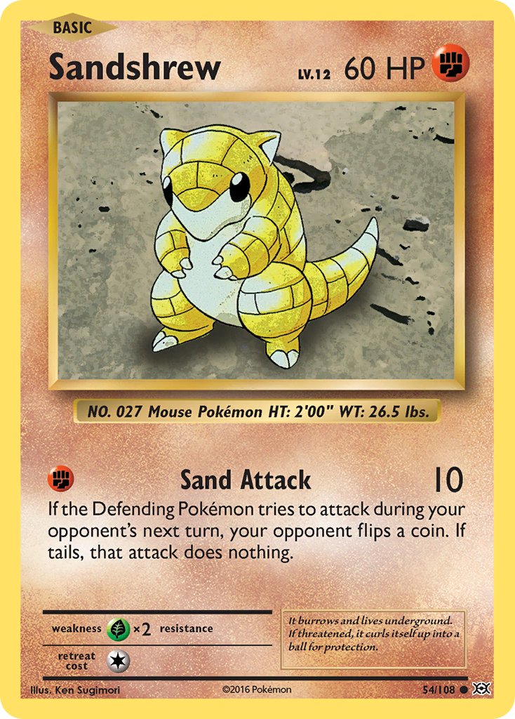 Sandshrew - Evolutions (Common) [EVO-54] English / Near Mint / Normal