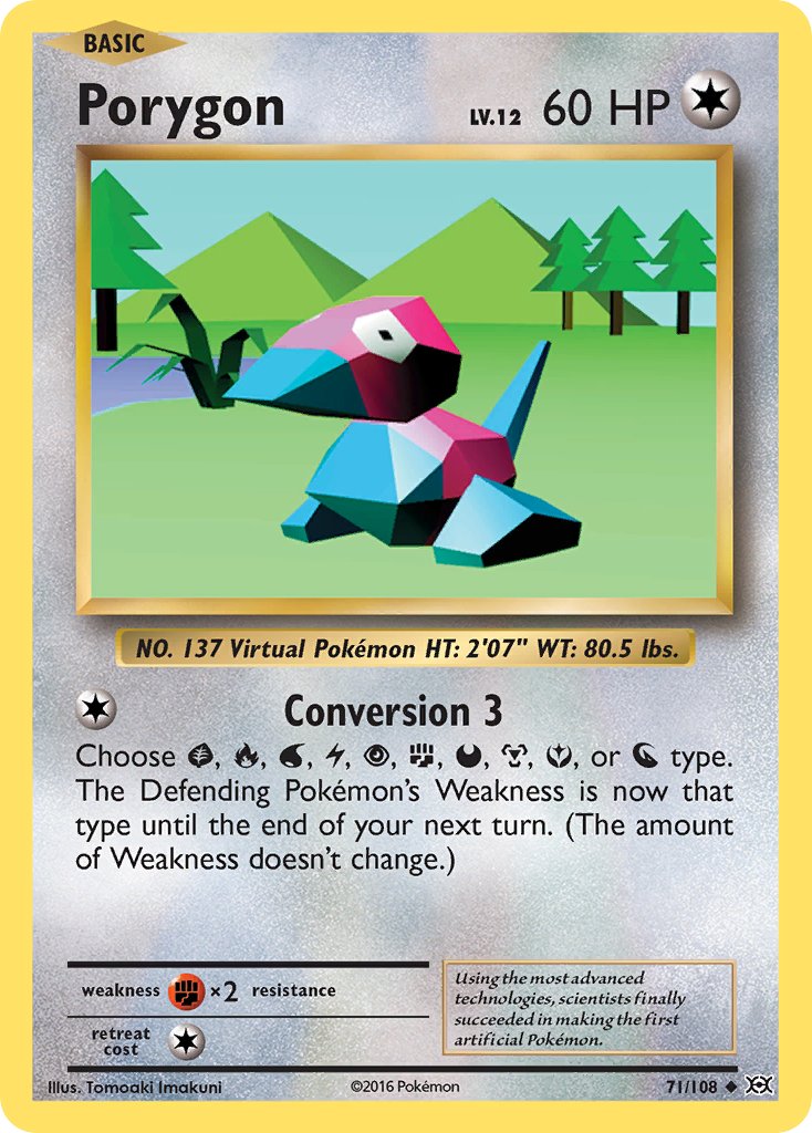 Porygon - Evolutions (Uncommon) [EVO-71] English / Near Mint / Normal