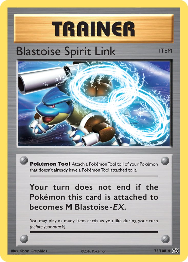 Blastoise Spirit Link - Evolutions (Uncommon) [EVO-73] English / Near Mint / Normal