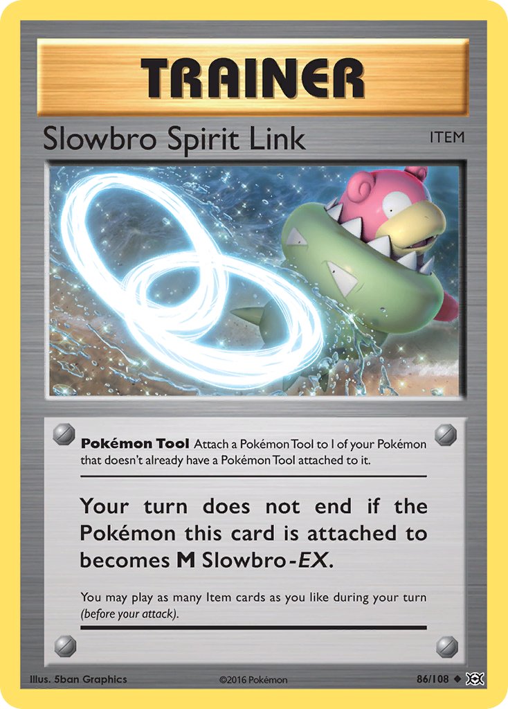 Slowbro Spirit Link - Evolutions (Uncommon) [EVO-86] English / Near Mint / Normal