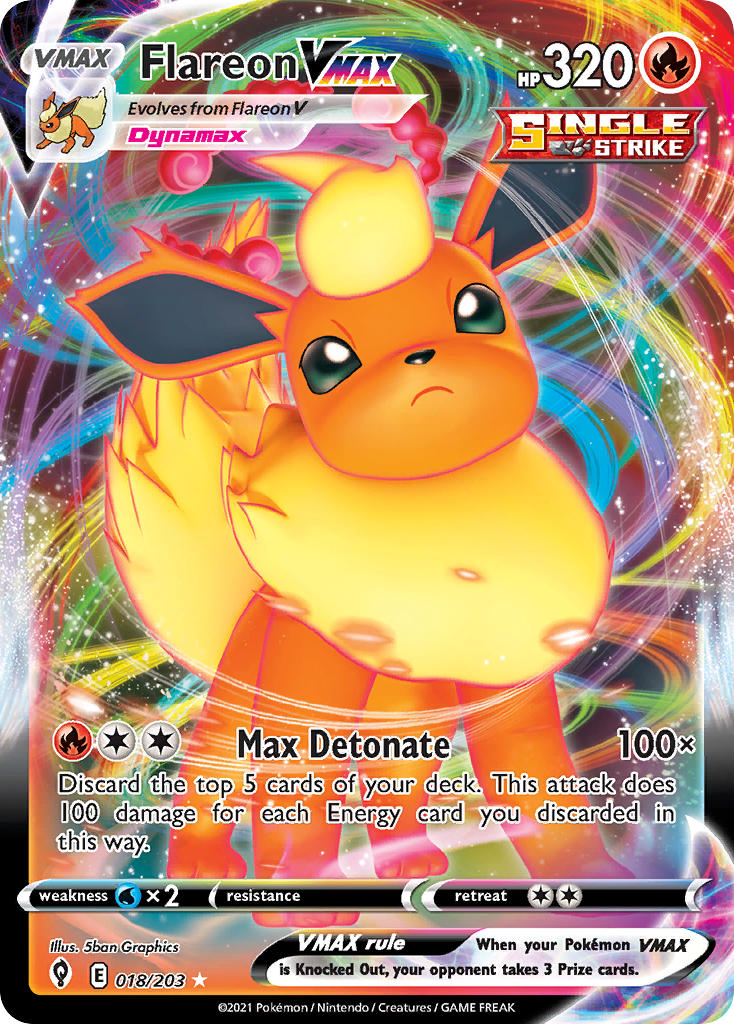 Flareon VMAX - Evolving Skies (Ultra Rare) [EVS-018] English / Near Mint / Normal