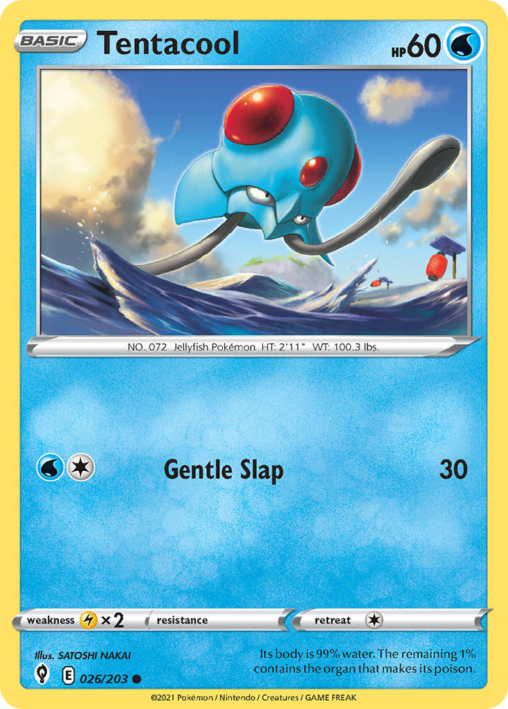 Tentacool - Evolving Skies (Common) [EVS-026] English / Near Mint / Normal