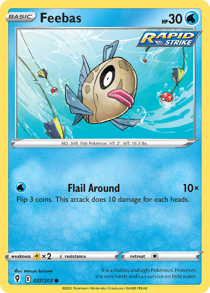 Feebas - Evolving Skies (Common) [EVS-037] English / Near Mint / Normal