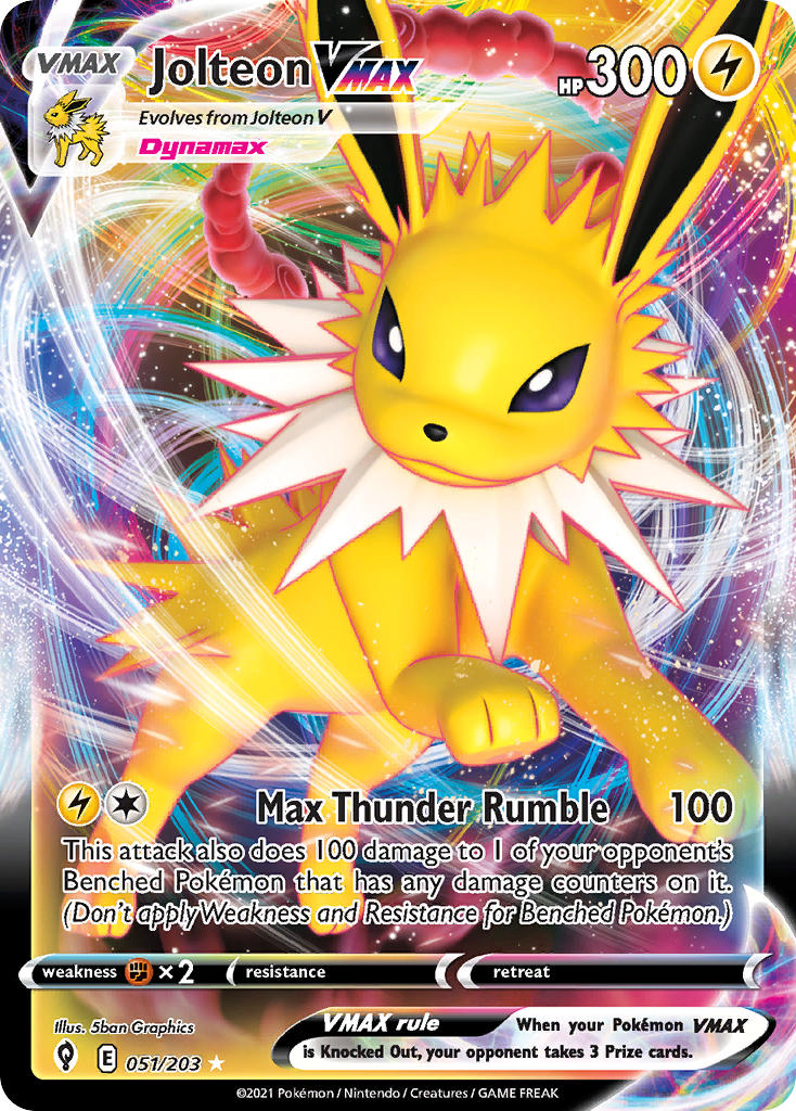 Jolteon VMAX - Evolving Skies (Ultra Rare) [EVS-051] English / Near Mint / Normal