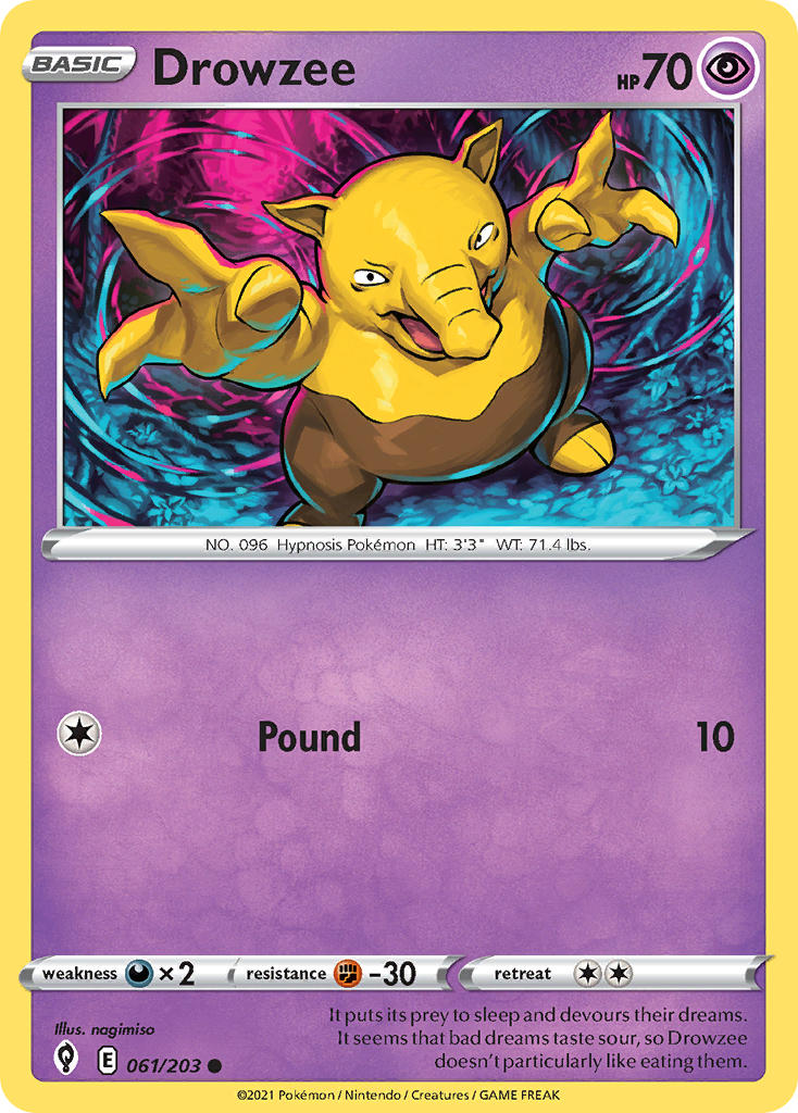 Drowzee - Evolving Skies (Common) [EVS-061] English / Near Mint / Normal