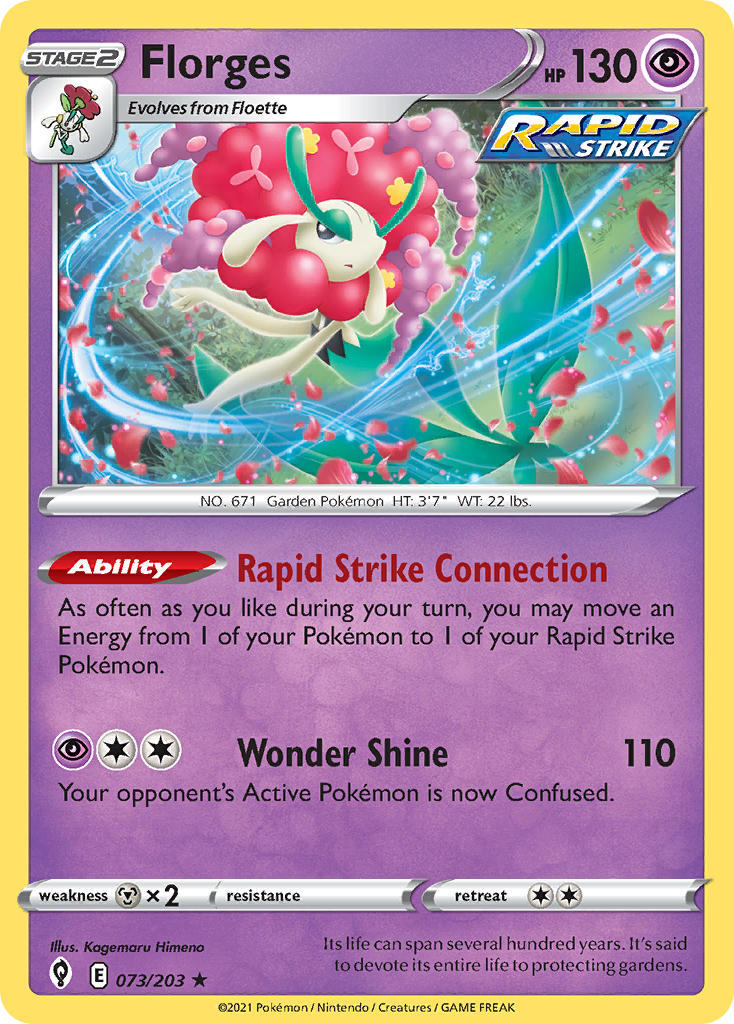 Florges - Evolving Skies (Holo Rare) [EVS-073] English / Near Mint / Normal