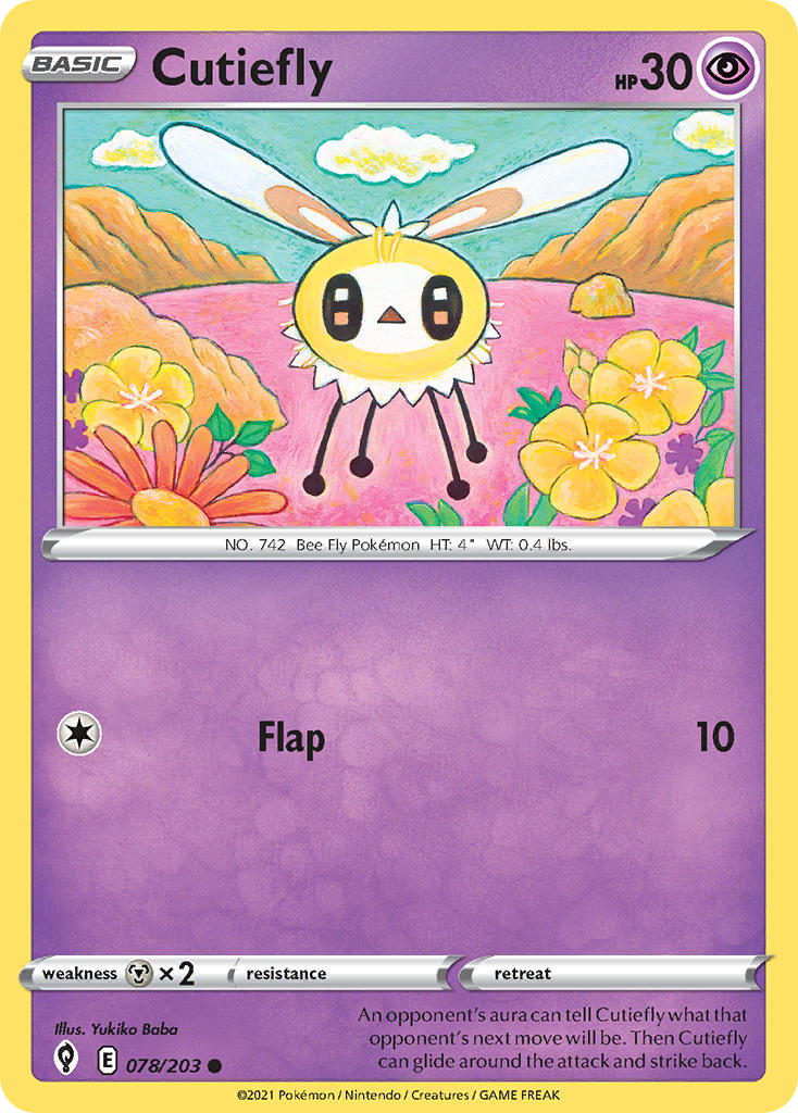 Cutiefly - Evolving Skies (Common) [EVS-078] English / Near Mint / Normal