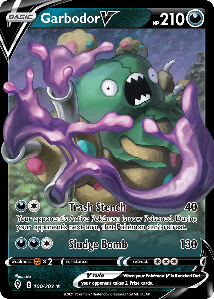 Garbodor V - Evolving Skies (Ultra Rare) [EVS-100] English / Near Mint / Normal