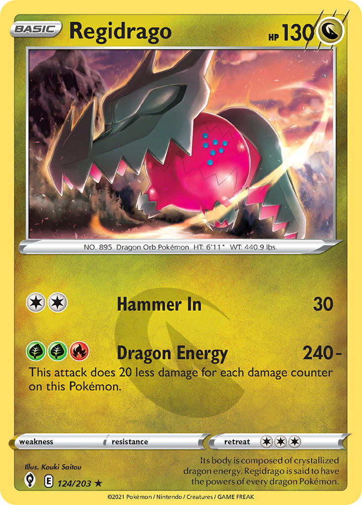 Regidrago - Evolving Skies (Holo Rare) [EVS-124] English / Near Mint / Normal