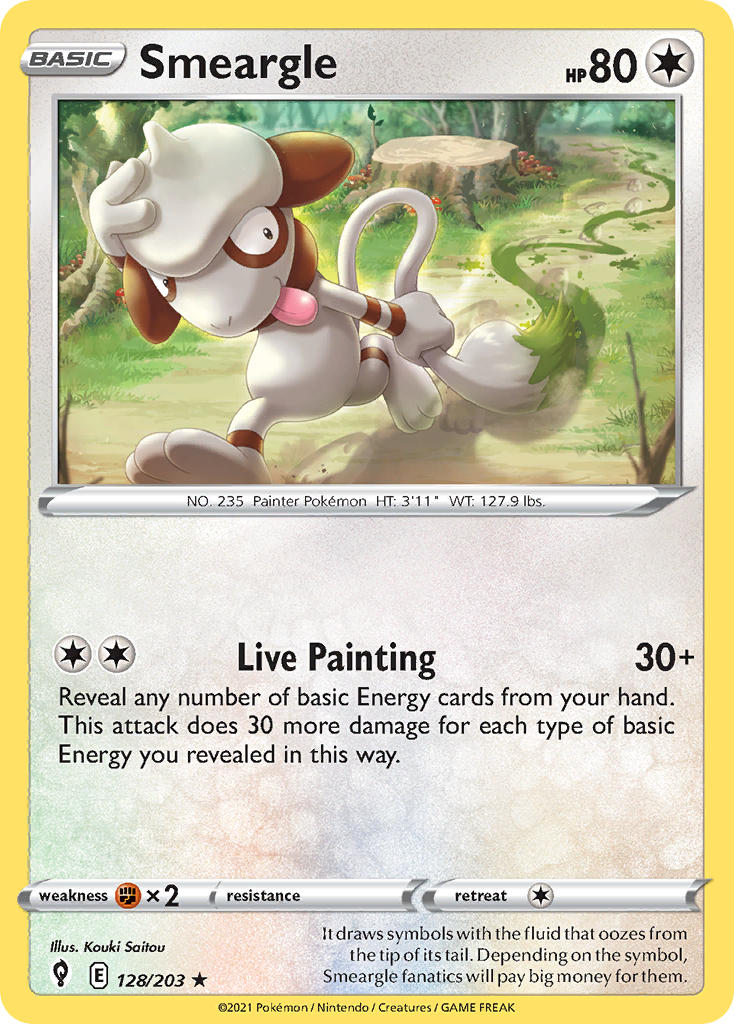 Smeargle - Evolving Skies (Rare) [EVS-128] English / Near Mint / Normal